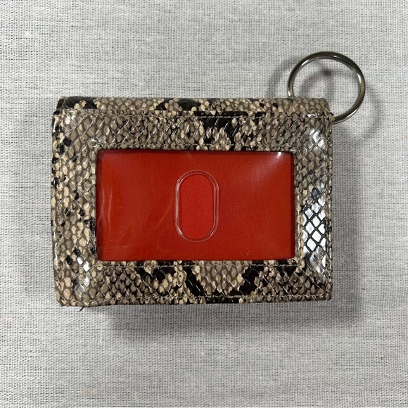 Nine West Snakeskin Print Purse with Matching Coin Purse - Picture 9 of 11